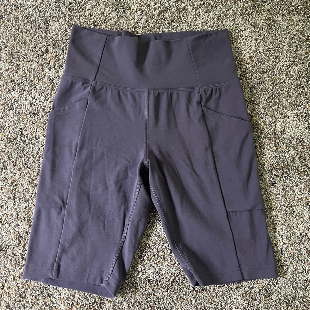 REI Co-op Purple 9-inch biker shorts